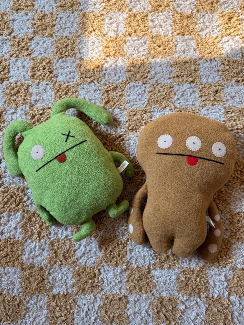 2004 retired collectible pair of Ugly Dolls